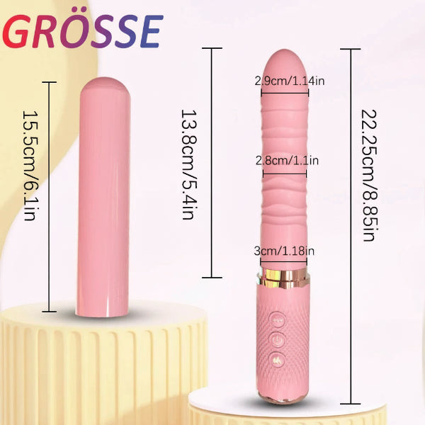 RealHeat DuoThrust – Realistic impact vibrator with 2 motors