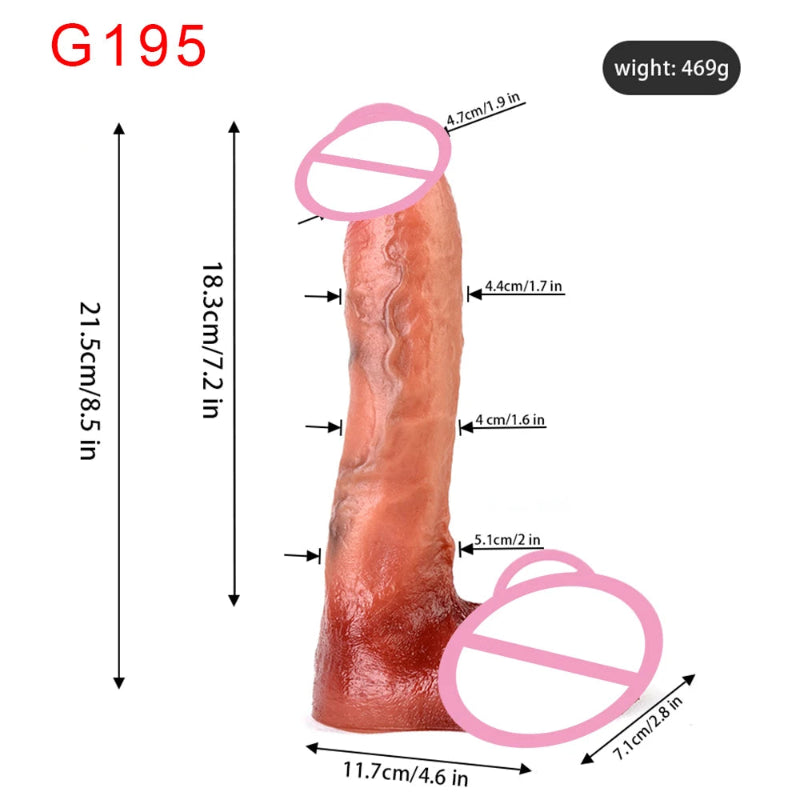 LifeTouch Silikon Dildo mit robustem Saugnapf™