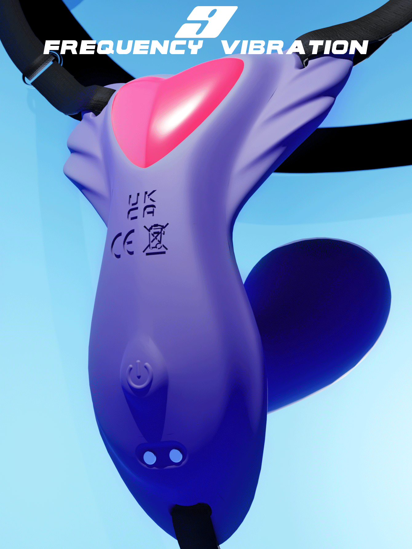 Dual-motor vibrator with app and Bluetooth control – portable and precise