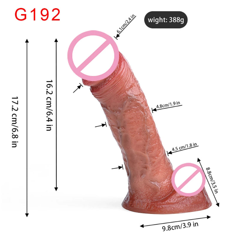 LifeTouch Silikon Dildo mit robustem Saugnapf™