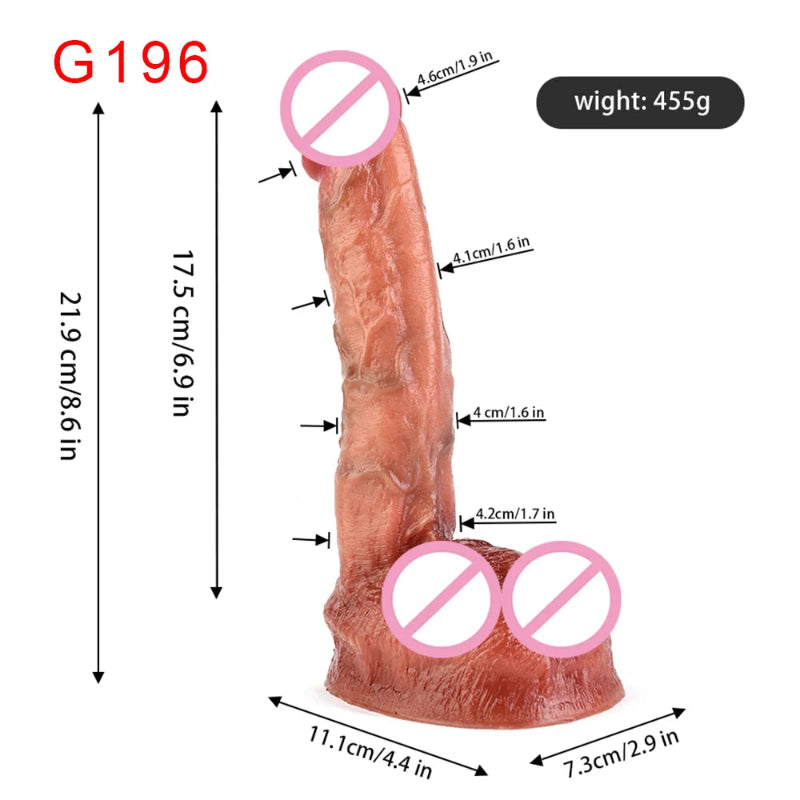 LifeTouch Silikon Dildo mit robustem Saugnapf™