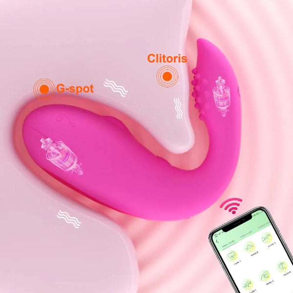 App remote control vibrator egg for women, clitoral stimulator, G-spot dildo, female wearable panties, vibrating adult sex toy