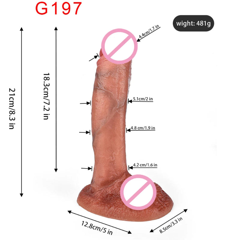 LifeTouch Silikon Dildo mit robustem Saugnapf™