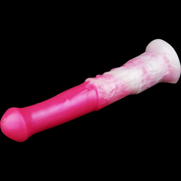 Großer Realistisch Geformter Silikon-Dildo – In Pferde-Design