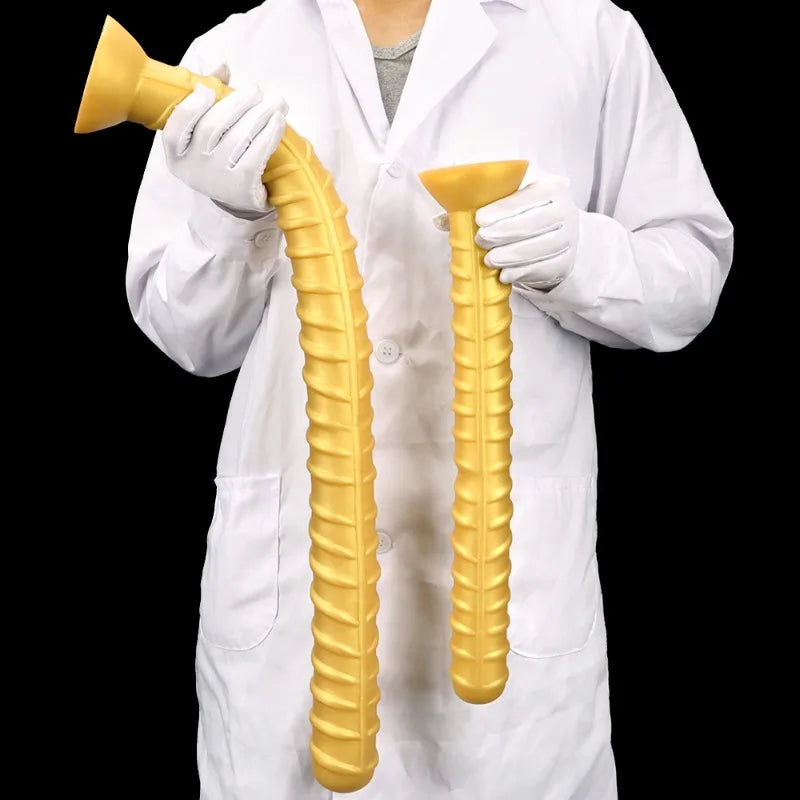 Close-up of a sleek, medical-grade silicone anal dildo with a tapered design for comfortable and stimulating use.