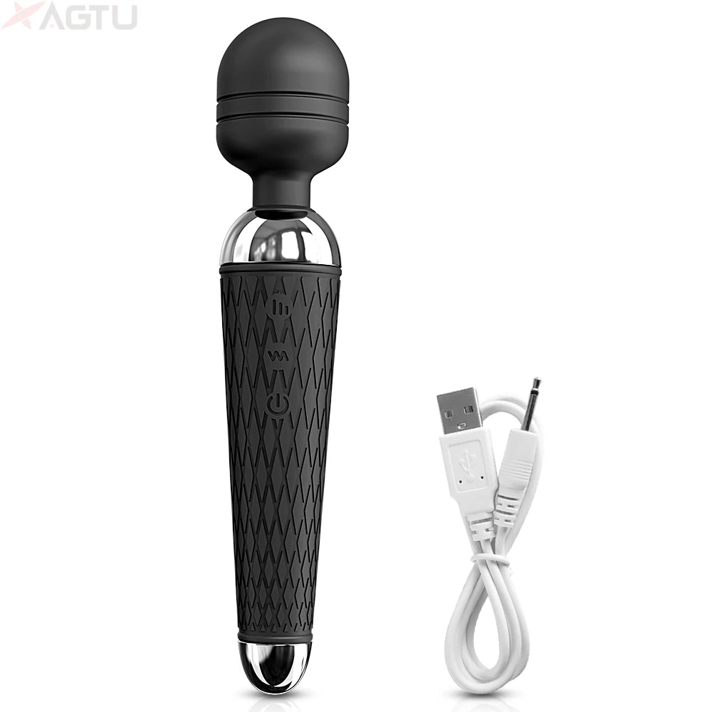 Sexspielzeug AV-Vibrator für Frauen Klitoris-Stimulator Nippel G-Punkt Zauberstab Dildo Weiblicher Vibrator zur Selbstbefriedigung Erotikspielzeug für Erwachsene