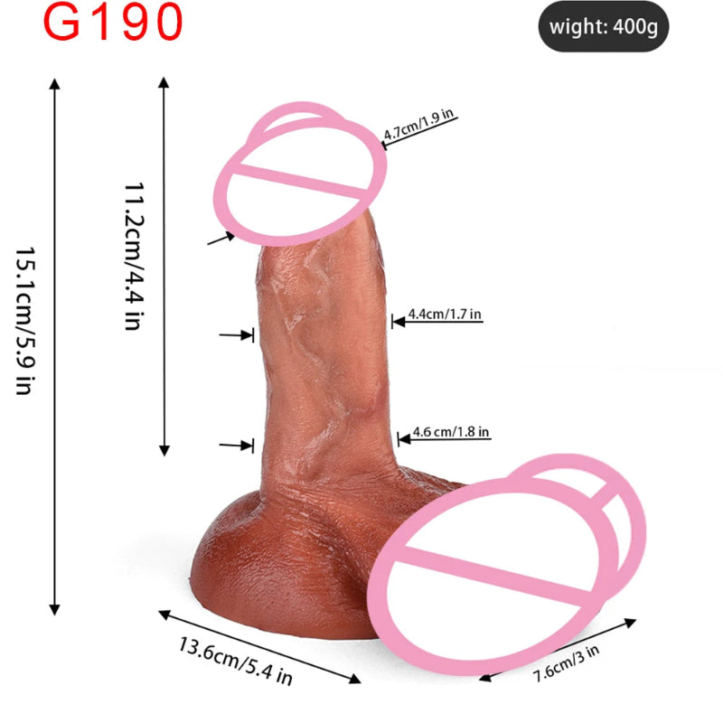 LifeTouch Silikon Dildo mit robustem Saugnapf™