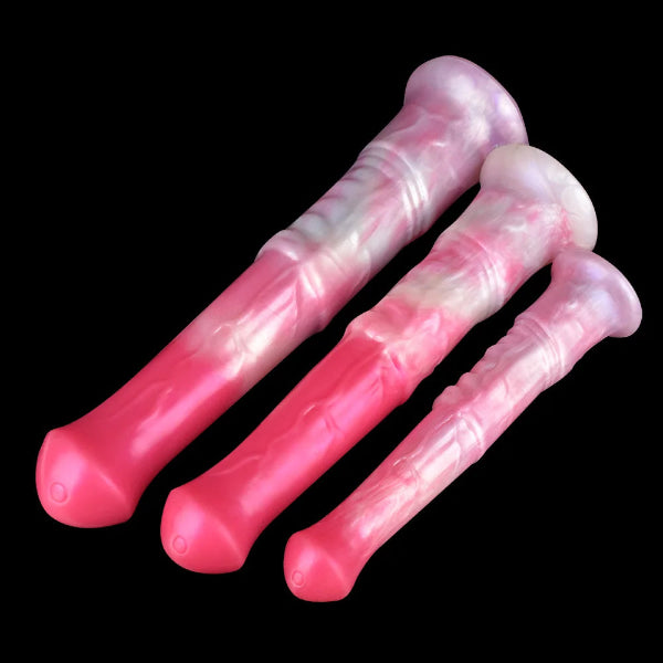 Großer Realistisch Geformter Silikon-Dildo – In Pferde-Design