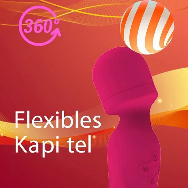 Dual-Head HeatWand – Powerful vibrator dildo with wand head