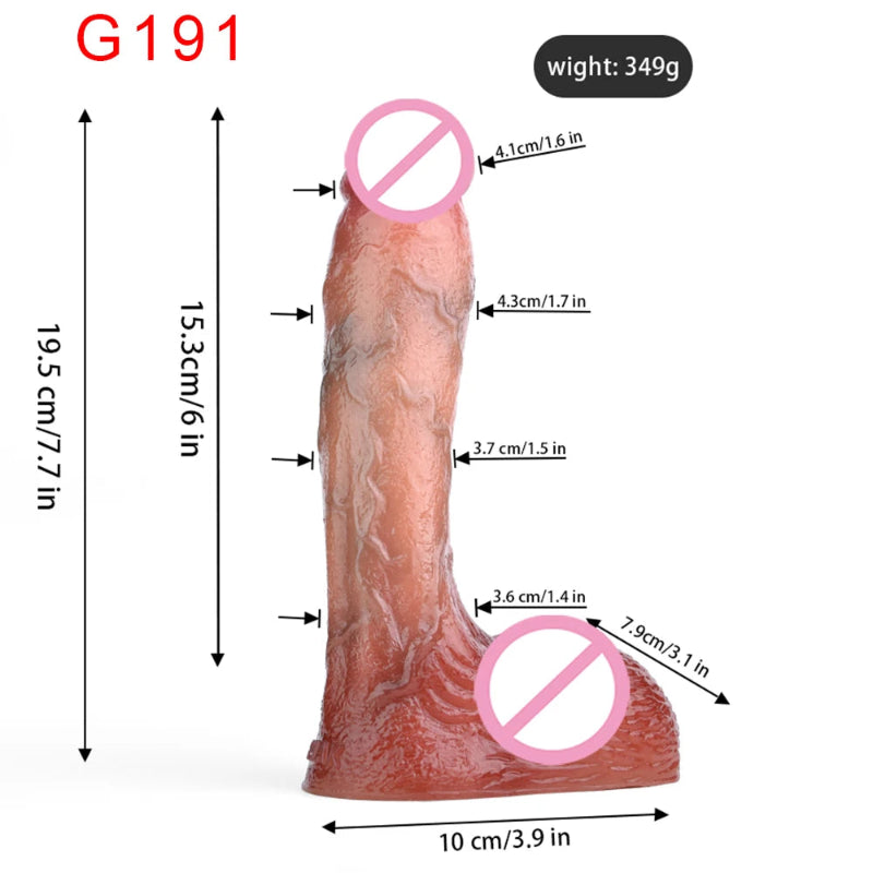 LifeTouch Silikon Dildo mit robustem Saugnapf™