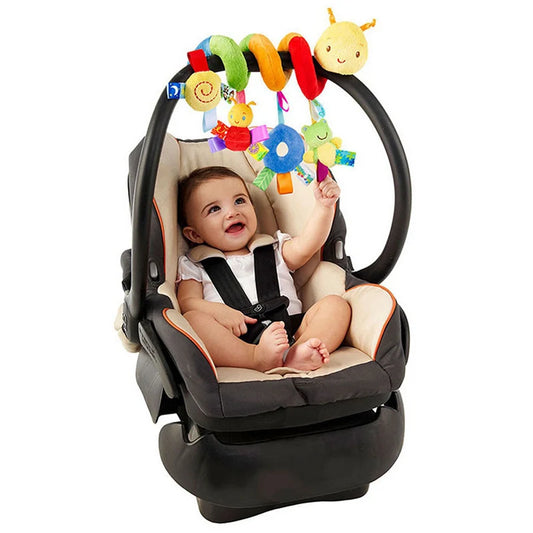 Baby Krippe Hängen Rasseln Spielzeug Auto Sitz Spielzeug Weiche Mobiles Kinderwagen Krippe Kinderbett Spirale Spielzeug Kinderwagen Hängen Puppen für Babys Neugeborenen Geschenk