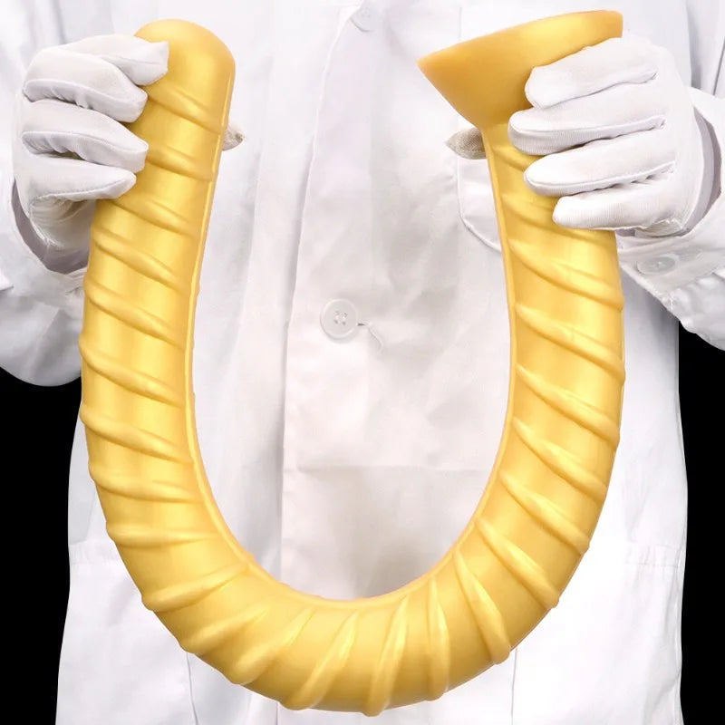 Close-up of a sleek, medical-grade silicone anal dildo with a tapered design for comfortable and stimulating use.