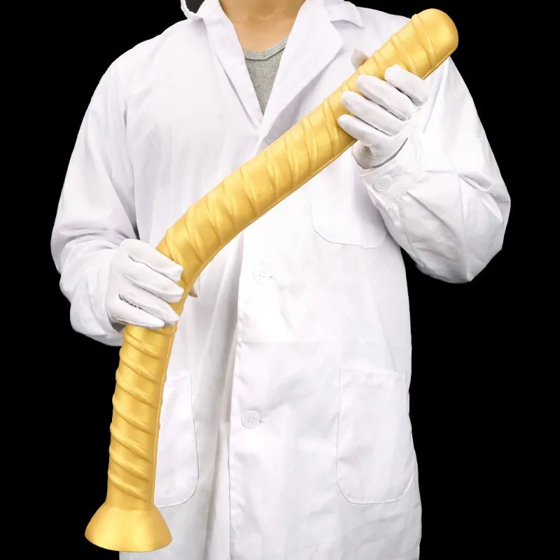 Close-up of a sleek, medical-grade silicone anal dildo with a tapered design for comfortable and stimulating use.