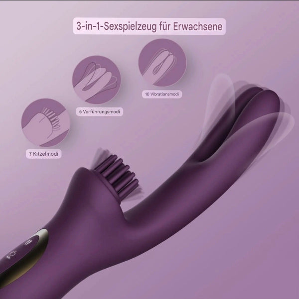 Elatia™ Deer Rabbit Vibrator – Dual-Action G-Spot & Clitoris Stimulator