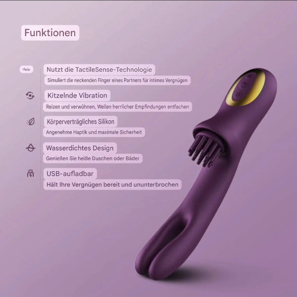 Elatia™ Deer Rabbit Vibrator – Dual-Action G-Spot & Clitoris Stimulator
