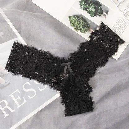 Sexy, transparente Damen-T-Back-Slips.