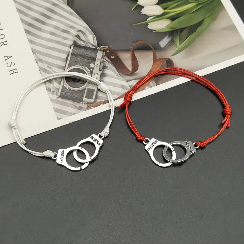 Ensemble de bracelets menottes réglables BBF pour femmes