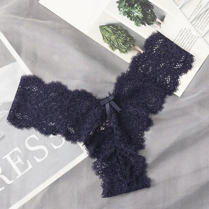 Sexy, transparente Damen-T-Back-Slips.