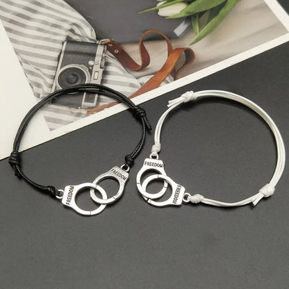 Ensemble de bracelets menottes réglables BBF pour femmes