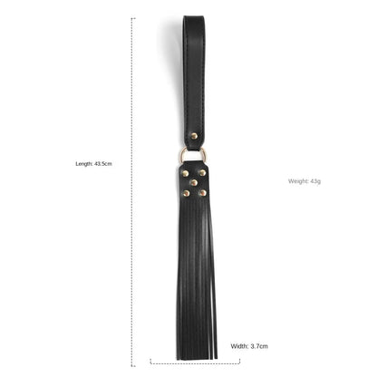 Sklaven-Rollenspiel-Set Leder-Handschellen Fußfesseln Ballknebel Maske Peitsche Halsband Leine Sexspielzeug für Frauen Paare BDSM Bondage-Kit