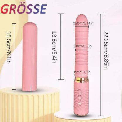 RealHeat DuoThrust – Realistischer Stoßvibrator mit 2 Motoren