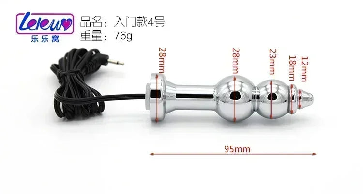 Sex Toys for Men Masturbation Novelty Electric Shock Butt Plug Anal Toys Penis Stimulation Pulse Orgasm Medical Theme Toys