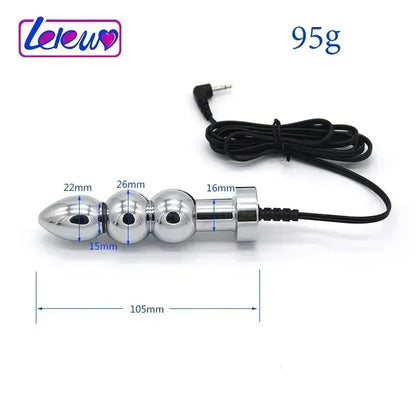 Sex Toys for Men Masturbation Novelty Electric Shock Butt Plug Anal Toys Penis Stimulation Pulse Orgasm Medical Theme Toys
