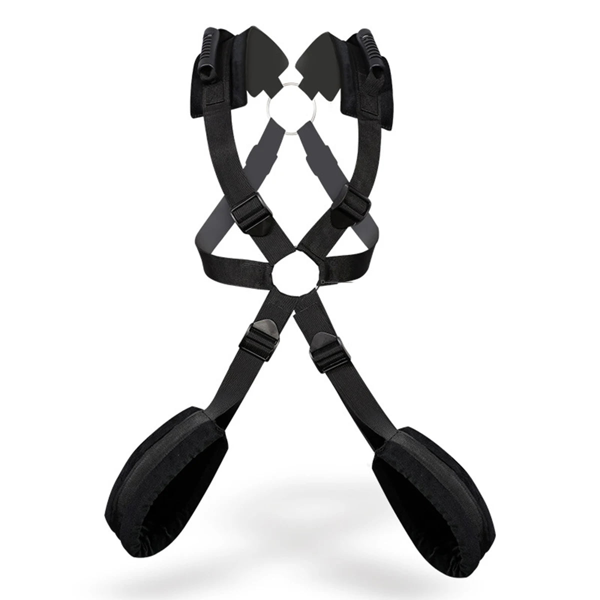BDSM Sex-Schaukel-Set mit Bondage-Liebesgurten für Paare, Verstellbare Gurte, Erwachsenen-Sexspielzeug, Weiche Plüsch-Polstermatte, Sex-Fesselset