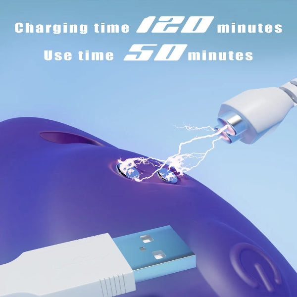 Vibromasseur à double moteur avec application et contrôle Bluetooth – portable et précis