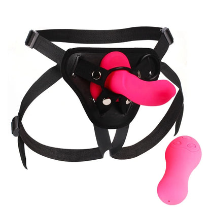 Sexspielzeug für Frauen, 10-Gang-Vibrations-Sexgürtel, Penis-Umschnalldildo, Vibrator, Höschen für Frauen, lesbischer Sex-Bondage-Dildo