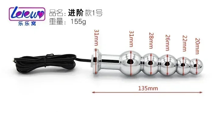 Sex Toys for Men Masturbation Novelty Electric Shock Butt Plug Anal Toys Penis Stimulation Pulse Orgasm Medical Theme Toys