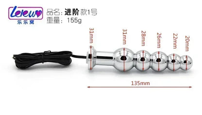 Sex Toys for Men Masturbation Novelty Electric Shock Butt Plug Anal Toys Penis Stimulation Pulse Orgasm Medical Theme Toys