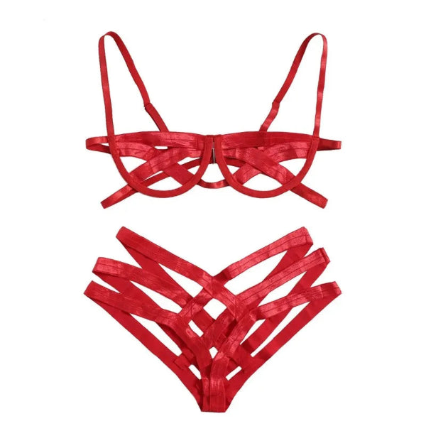 Harnais de bondage ajouré et séduisant pour des nuits sensuelles
