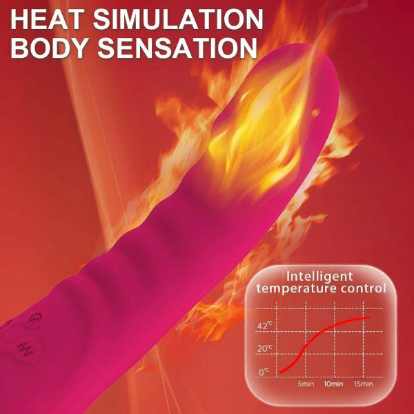 Dua Head Vibrator-Dildo mit Zauberstabkopf