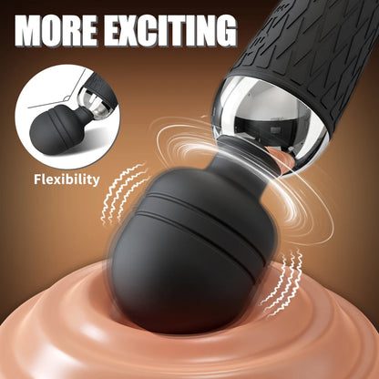Sexspielzeug AV-Vibrator für Frauen Klitoris-Stimulator Nippel G-Punkt Zauberstab Dildo Weiblicher Vibrator zur Selbstbefriedigung Erotikspielzeug für Erwachsene