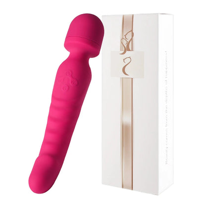 Dua Head Vibrator-Dildo mit Zauberstabkopf