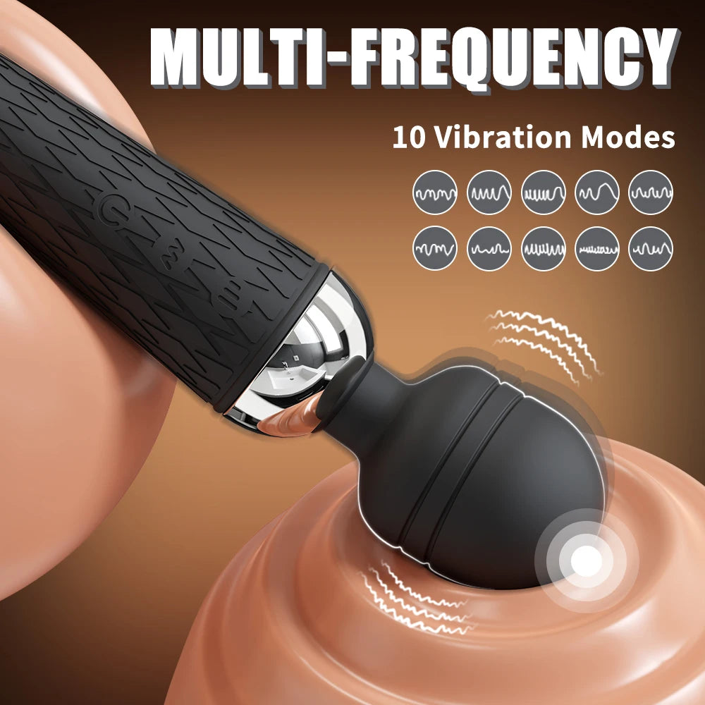 Sexspielzeug AV-Vibrator für Frauen Klitoris-Stimulator Nippel G-Punkt Zauberstab Dildo Weiblicher Vibrator zur Selbstbefriedigung Erotikspielzeug für Erwachsene