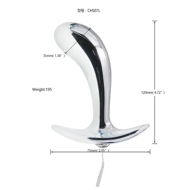 Sex Toys for Men Masturbation Novelty Electric Shock Butt Plug Anal Toys Penis Stimulation Pulse Orgasm Medical Theme Toys