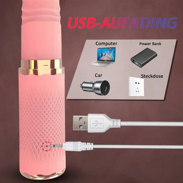 RealHeat DuoThrust – Realistic impact vibrator with 2 motors