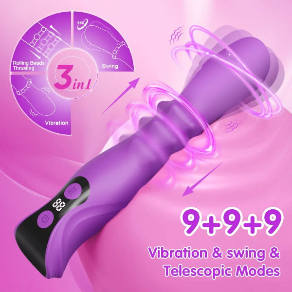 ThrustX Pro – Thrust vibrator with G-spot swing, anal option &amp; powerful vibrations
