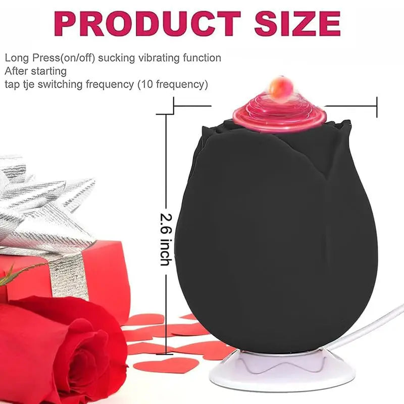 Sexspielzeug für Frauen Rosen-Vibrator G-Punkt-Massagegerät Leistungsstarke Vaginalsaugung Erwachsenen-Sexspielzeug Sexuelles Wohlbefinden Intim-Massagegerät für Frauen