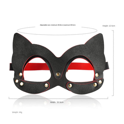 Sklaven-Rollenspiel-Set Leder-Handschellen Fußfesseln Ballknebel Maske Peitsche Halsband Leine Sexspielzeug für Frauen Paare BDSM Bondage-Kit