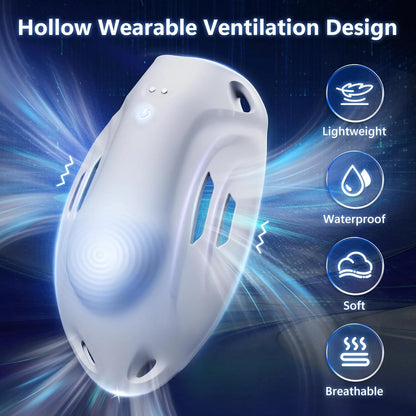 Vibrating Masturbator for Men, Portable Penis Exercise Device, Men's Vibrator, Sex Toy, Stroker, Glans Trainer for Hands-Free Use