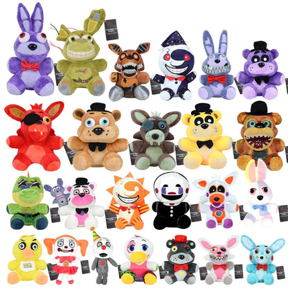 2025Neue FiveNight At Freddy Fnaf Niedliche Plüschtiere Puppe Bonnie Bär Foxy Cartoon Gefüllte Puppen Freddy Spielzeug Für Kinder Fans Geschenke
