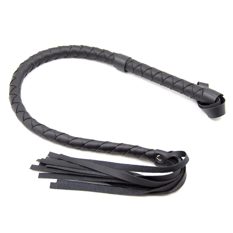 Pu Leder Pimp Peitsche Crop Party Flogger