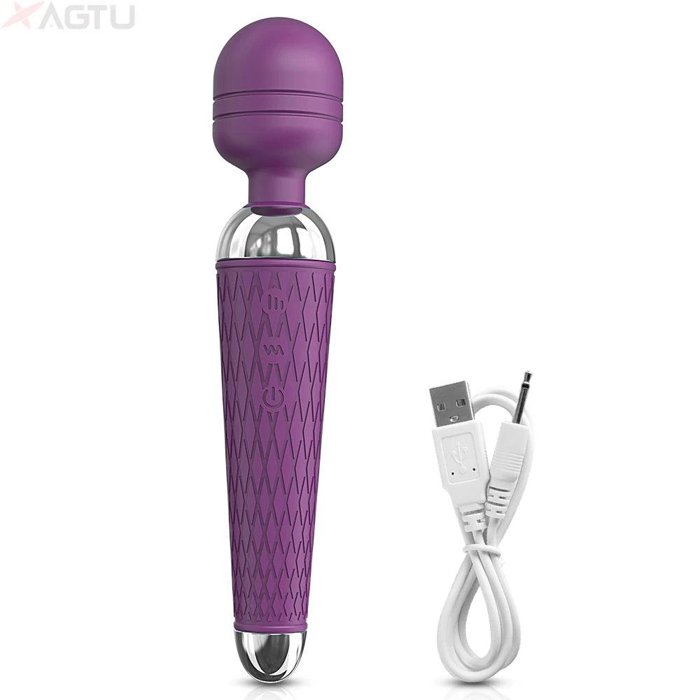 Sexspielzeug AV-Vibrator für Frauen Klitoris-Stimulator Nippel G-Punkt Zauberstab Dildo Weiblicher Vibrator zur Selbstbefriedigung Erotikspielzeug für Erwachsene