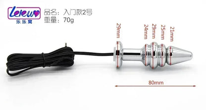 Sex Toys for Men Masturbation Novelty Electric Shock Butt Plug Anal Toys Penis Stimulation Pulse Orgasm Medical Theme Toys