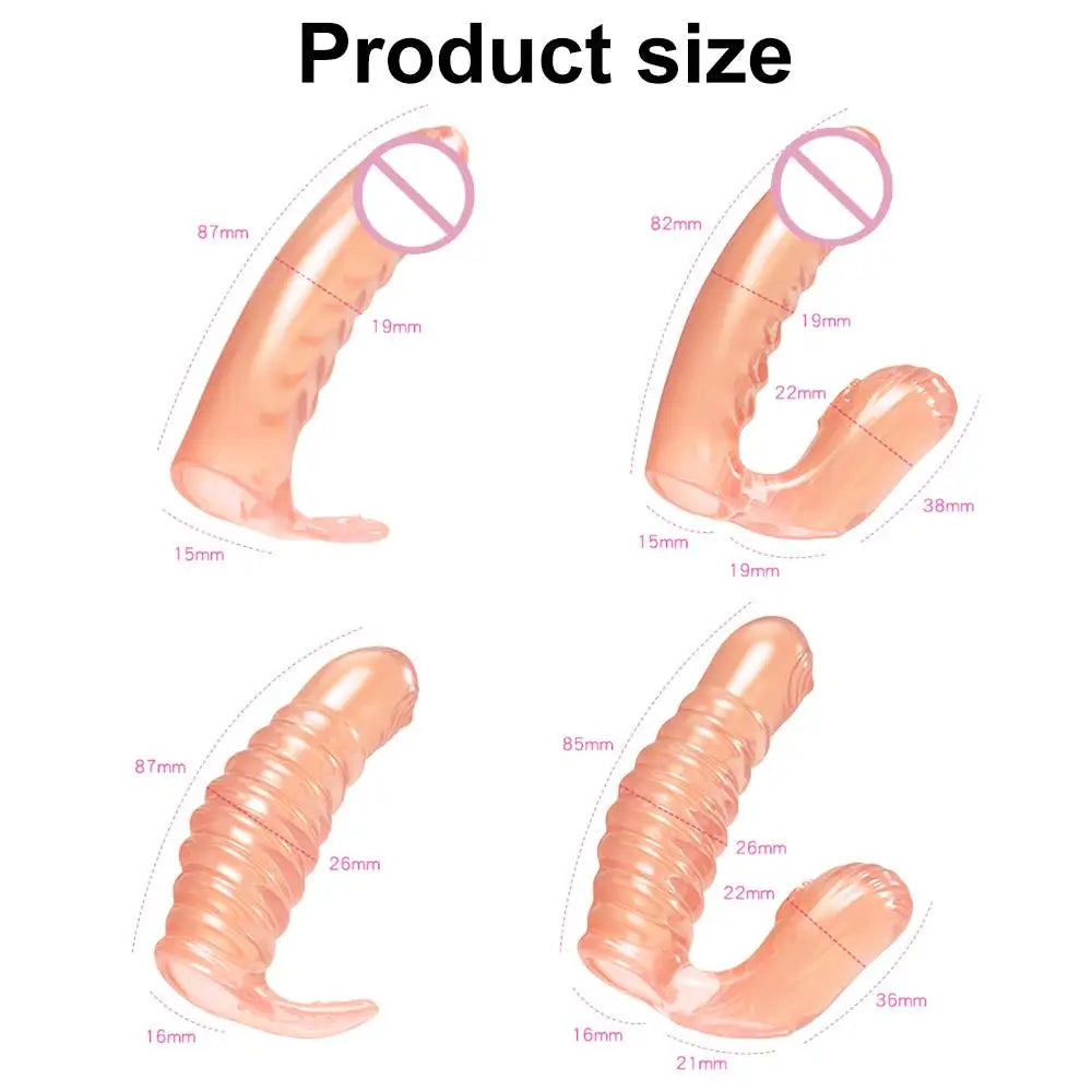 Sex Spielzeug Für Frauen Männer Erwachsene Erotische Bdsm G-punkt Vagina Massager Kein Vibrator Butt Plug Finger Hülse Klitoris Stimulator Sex Shop