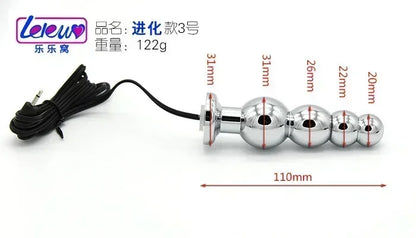 Sex Toys for Men Masturbation Novelty Electric Shock Butt Plug Anal Toys Penis Stimulation Pulse Orgasm Medical Theme Toys