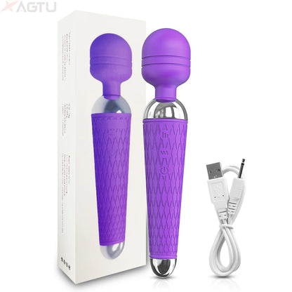 Sexspielzeug AV-Vibrator für Frauen Klitoris-Stimulator Nippel G-Punkt Zauberstab Dildo Weiblicher Vibrator zur Selbstbefriedigung Erotikspielzeug für Erwachsene